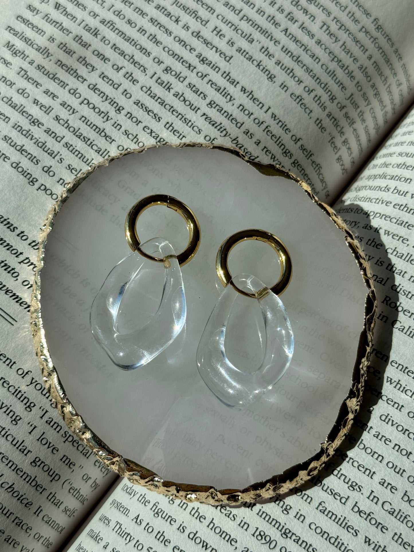 Acrylic Loop Earring