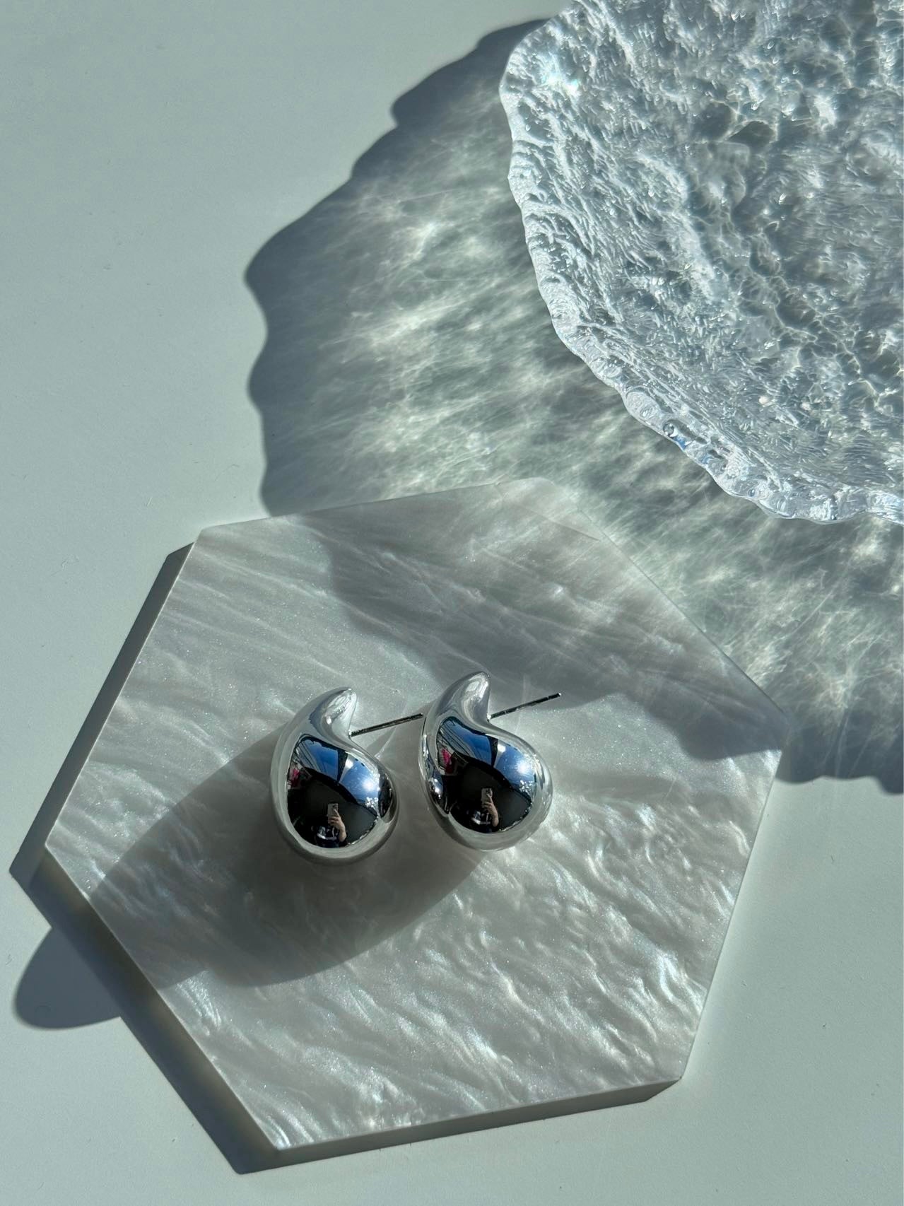 Raindrop Earring Silver