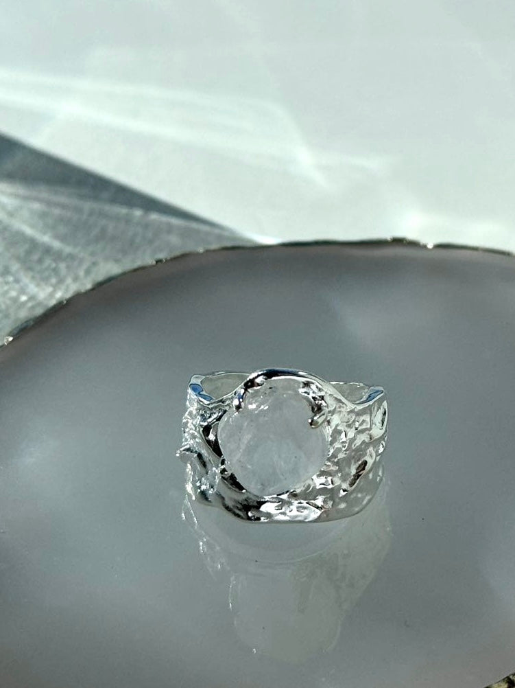 Raw Crystal Ring